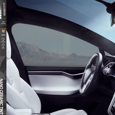 MOTOSHIELD PRO Nano Ceramic Window Tint Film for Auto, Car, Truck | 35% VLT (24” in x 5’ ft Roll) 410-425